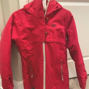 Dark pink Helly Hansen winter jacket